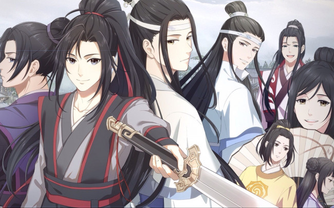 Обои картинки фото аниме, mo dao zu shi, заклинатели, меч