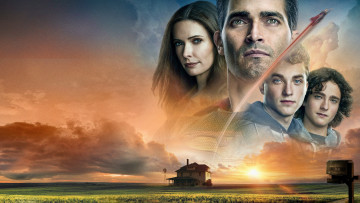 Картинка кино+фильмы superman+and+lois+ сериал лица дом закат поля небо облака
