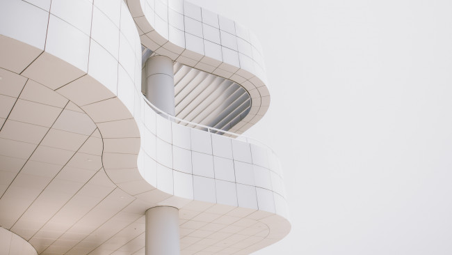 Обои картинки фото разное, элементы архитектуры, балкон, архитектура, два, уровня