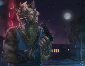 Картинка фэнтези оборотни оборотень