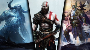 Картинка видео+игры god+of+war +ragnarok боги