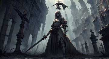 Картинка фэнтези нежить нейросети графика нейроарт ai art нейронные сети рисунки нейро искусство