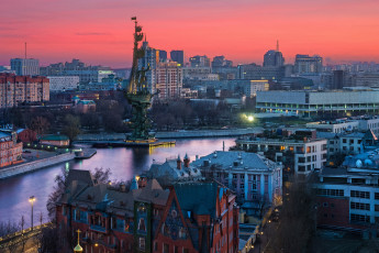 обоя города, москва , россия, город