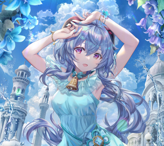 Обои картинки фото аниме, genshin impact, девушка