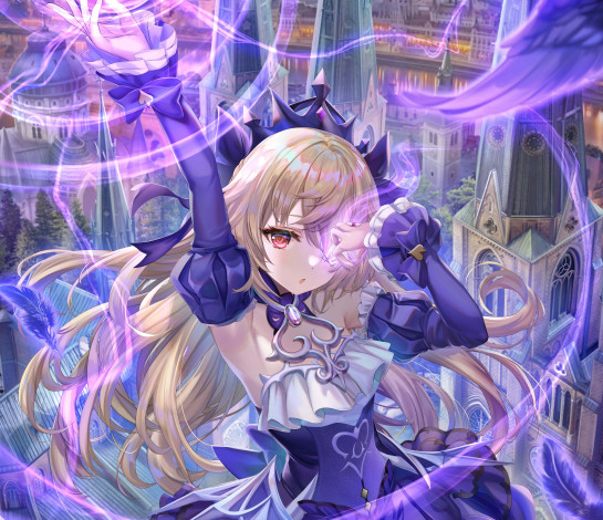 Обои картинки фото аниме, genshin impact, девушка