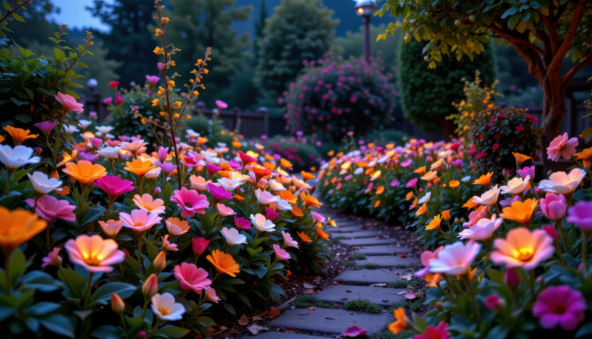 Обои картинки фото автор wp stl, 3д графика, природа , nature, парк, цветы