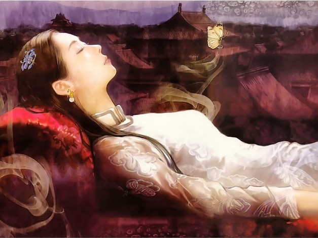 Обои картинки фото der, jen, рисованные, люди