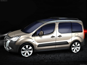Картинка citroen berlingo multispace 2009 автомобили рисованные
