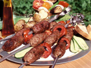 Картинка еда шашлык барбекю