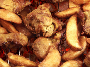 Картинка еда шашлык барбекю