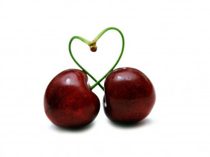 Картинка еда вишня черешня