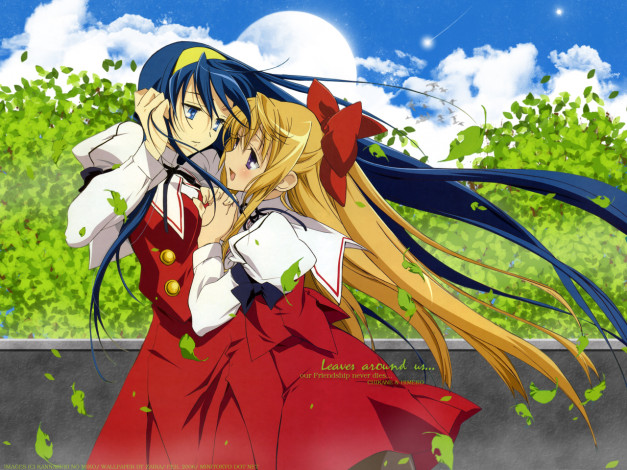 Обои картинки фото аниме, kannaduki, no, miko