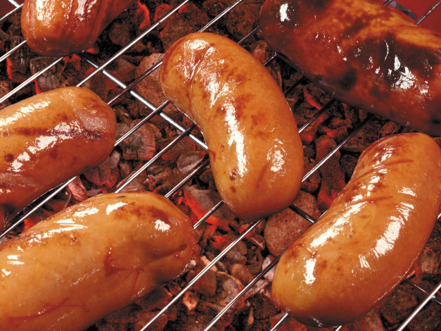 Обои картинки фото еда, шашлык, барбекю