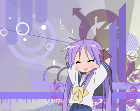 Картинка аниме lucky star