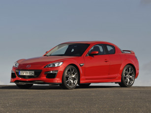 Картинка автомобили mazda rx8 red красная