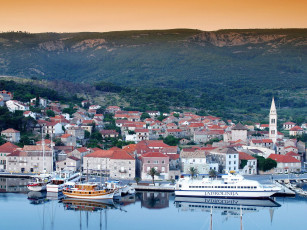 Картинка jelsa hvar croatia города пейзажи