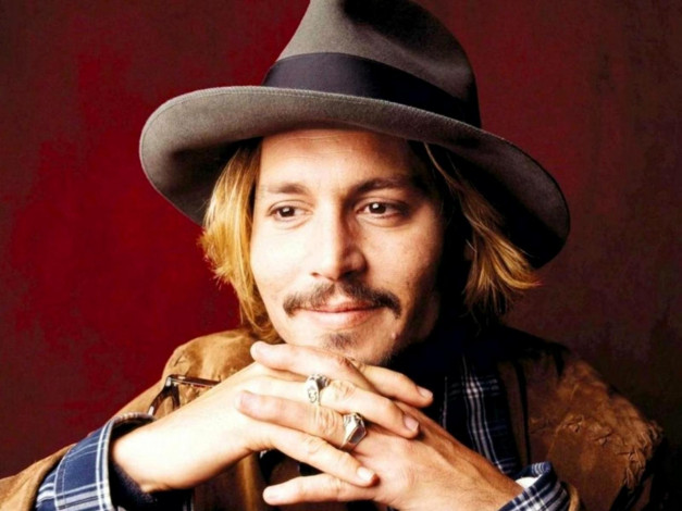 Обои картинки фото johnny, depp, мужчины