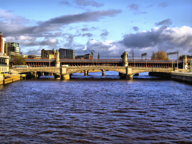 Обои картинки фото king, george, bridg, england, города, мосты