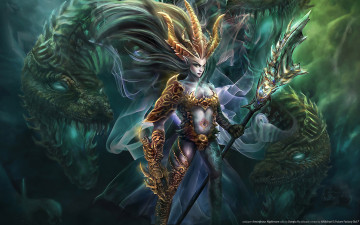 Картинка amorphous nightmare by donglu yu фэнтези красавицы чудовища