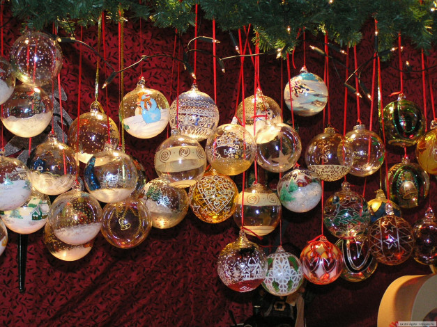 Обои картинки фото праздничные, шарики