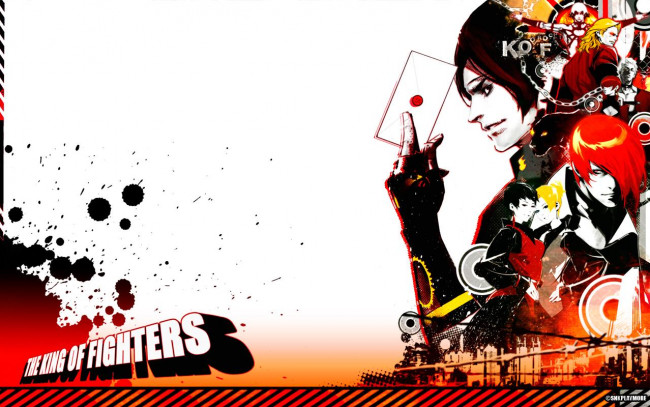 Обои картинки фото аниме, the, king, of, fighters