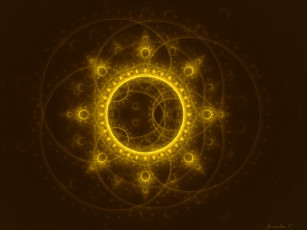 Картинка 3д графика fractal фракталы узор абстракция