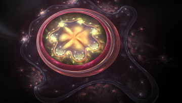 Картинка 3д графика fractal фракталы абстракция узор