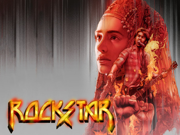 Обои картинки фото rockstar, кино, фильмы, janardhan, jakha, ranbir, kapoor