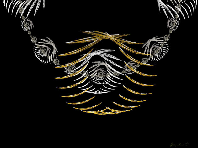 Обои картинки фото 3д, графика, fractal, фракталы, абстракция, узор, тёмный