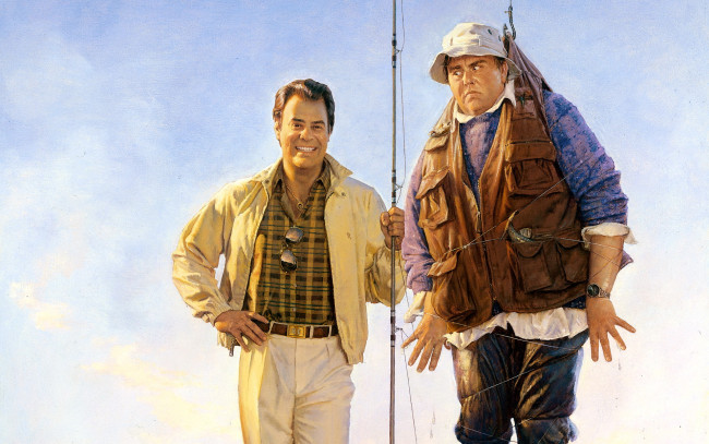 Обои картинки фото the, great, outdoors, кино, фильмы, dan, aykroyd, john, candy