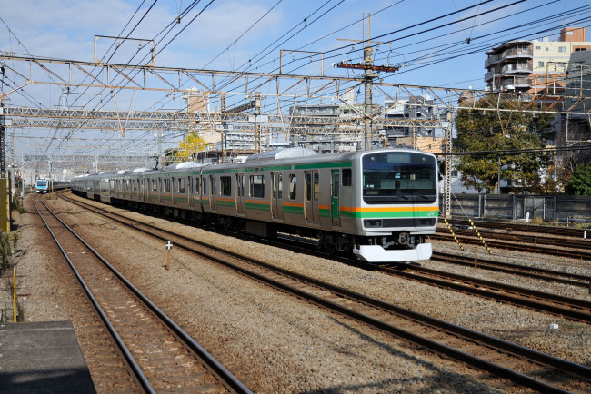 Обои картинки фото техника, электрички, рельсы, электричка