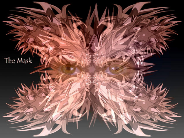 Обои картинки фото the, mask, разное, компьютерный, дизайн, маска, глаза