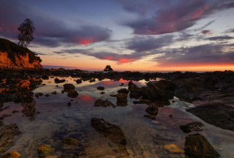 Картинка природа побережье orange county калифорния