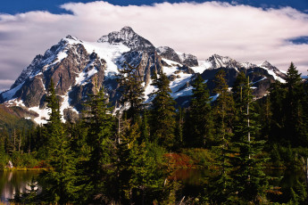 Картинка природа горы национальный парк америка сша