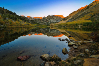 Картинка природа реки озера сьерра-невада