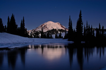 Картинка природа реки озера национальный парк горы сша америка отражение