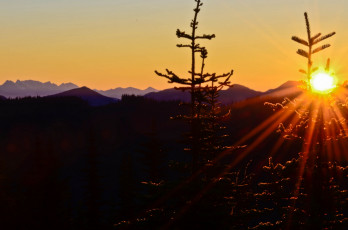 Картинка природа восходы закаты солнце