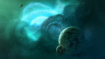 Картинка космос арт планеты