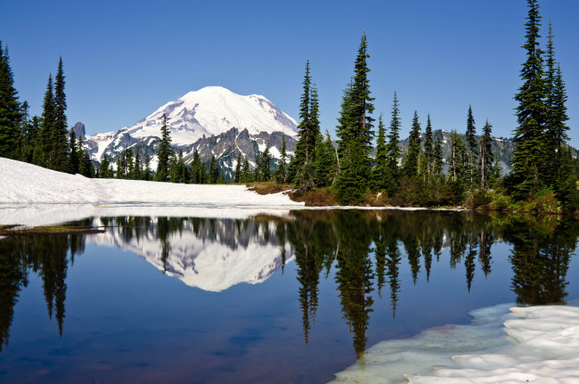 Обои картинки фото природа, реки, озера, сша, америка, национальный, парк