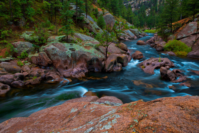 Обои картинки фото природа, реки, озера, национальный, парк, сша, америка