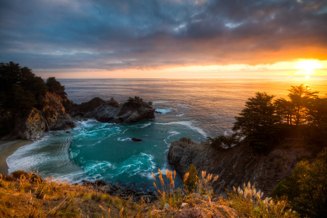 Обои картинки фото природа, восходы, закаты, калифорния, сша