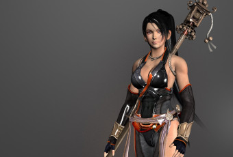 Картинка 3д+графика люди+ people шест фон взгляд девушка