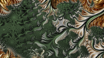 Картинка 3д+графика фракталы+ fractal цвета фон узор