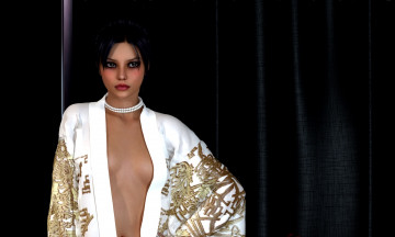 Картинка 3д+графика люди+ people фон взгляд девушка