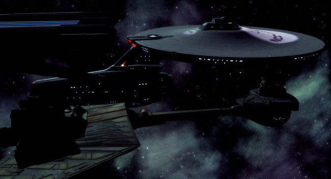 Обои картинки фото космос, арт, вселенная, звезды, сияние, космический, корабль