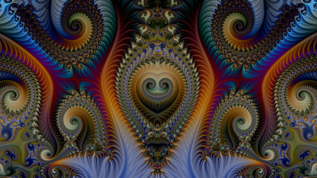 Обои картинки фото 3д графика, фракталы , fractal, цвета, фон, узор