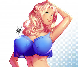 Картинка рисованное люди фон взгляд девушка