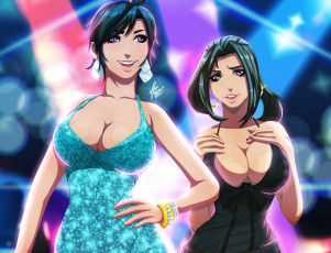 Картинка рисованное люди фон взгляд девушки