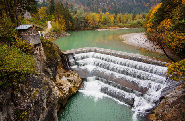 Обои картинки фото природа, реки, озера, река, лес