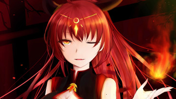 Картинка elsword аниме девушка взгляд фон